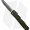 Ultratech II Signature D/E OTF Automatic OD Green (3.4" Apocalyptic Full Serr) -Microtech Shop Ultratech II D E Signature Series OD Green Apocalyptic Full Serrated BHQ 143332 td