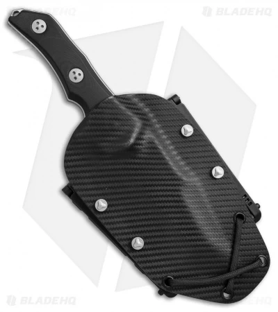 Marfione Custom Knives Apex Fixed Blade Knife Black G-10 (4.6" Apocalyptic) 4 Marfione Custom Knives Apex Fixed Blade Knife Black G-10 (4.6" Apocalyptic) - Image 2