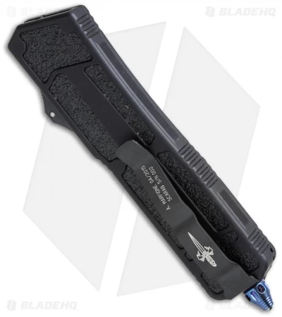 Microtech Marfione Custom Scarab Tanto OTF Knife Blued Ti (3.5" DLC SW) 5 Microtech Marfione Custom Scarab Tanto OTF Knife Blued Ti (3.5" DLC SW) - Image 3