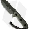 Microtech Crosshair Knife Green Double Edge Fixed (5" Green Elmax) 101-1GR