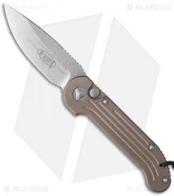 Microtech LUDT Automatic Knife Tan (3.4" Stonewash) 135-10TA