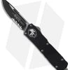 Microtech Scarab Executive OTF S/E Automatic Knife (3.5" Black Serr) 176-2