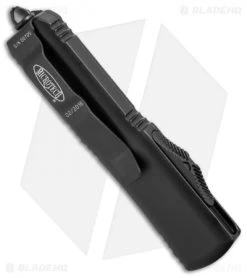 Microtech UTX-85 S/E OTF Automatic Knife Tactical (Black Serr Elmax) 231-2T 7 Microtech UTX-85 S/E OTF Automatic Knife Tactical (Black Serr Elmax) 231-2T -Microtech Shop microtech 231 2t elmax bottom cm