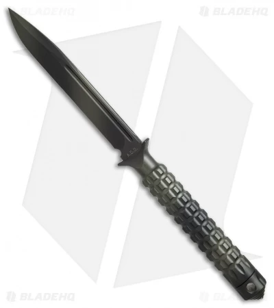 Microtech A.D.O. Knife S/E Fixed Blade (4.5" Green Camo) 116-1GC 4 Microtech A.D.O. Knife S/E Fixed Blade (4.5" Green Camo) 116-1GC - Image 2