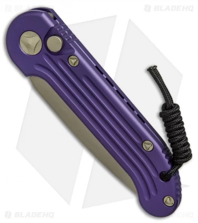 Microtech LUDT Automatic Knife Purple (3.4" Bronze) 135-13PU 4 Microtech LUDT Automatic Knife Purple (3.4" Bronze) 135-13PU - Image 2