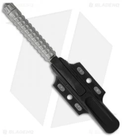 Microtech A.D.O. Tanto Knife T/E Fixed Blade (4.5" Bead Blast Full Serr) 117-9 -Microtech Shop microtech ado bead blast stanadard 117 7 sheath