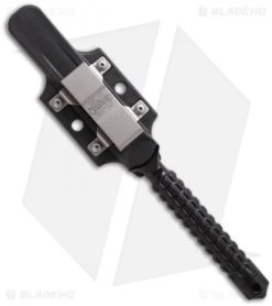 Microtech A.D.O. Knife Fixed Blade Dagger (4.5" Black Full Serr) 115-3 -Microtech Shop microtech ado black 115 1 sheath 11