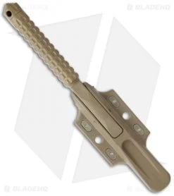 Microtech A.D.O. Tanto Knife T/E Fixed Blade (4.5" Tan Serr) 117-2TA -Microtech Shop microtech ado tan sheath