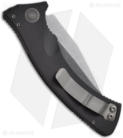 Vintage Microtech Amphibian Automatic Knife (3.5" Stonewash Serr) 02/2002 4 Vintage Microtech Amphibian Automatic Knife (3.5" Stonewash Serr) 02/2002 - Image 2