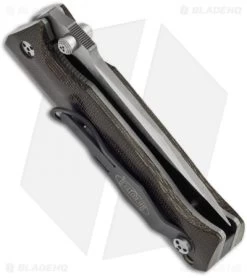 Microtech CMTX5 D/A Automatic Knife Canvas Micarta (3.5" Satin Serr) 08/2004 7 Microtech CMTX5 D/A Automatic Knife Canvas Micarta (3.5" Satin Serr) 08/2004 -Microtech Shop microtech cmtx5 auto green canvas satin serrated m 300765 12 side