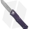 Microtech Combat Troodon T/E OTF Auto Knife Purple (3.8" BB Full Serr) 144-9PU -Microtech Shop microtech combat troodon te full serr purple 144 9pu BHQ 37493 er