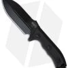 Microtech Crosshair D/E Elmax Fixed Blade Knife (5" Black) 101-1BL