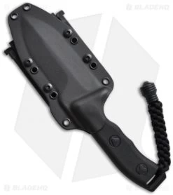 Microtech Crosshair D/E Elmax Fixed Blade Knife (5" Black) 101-1BL 6 Microtech Crosshair D/E Elmax Fixed Blade Knife (5" Black) 101-1BL -Microtech Shop microtech crosshair black 101 1bl sheath