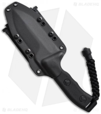 Microtech Crosshair D/E Elmax Fixed Blade Knife (5" Black) 101-1BL 4 Microtech Crosshair D/E Elmax Fixed Blade Knife (5" Black) 101-1BL - Image 2