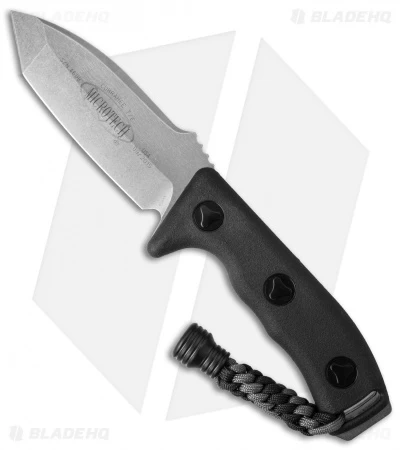 Microtech Currahee Tanto Knife Fixed Blade (4.5" Stonewash) 103-10 3 Microtech Currahee Tanto Knife Fixed Blade (4.5" Stonewash) 103-10