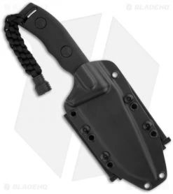 Microtech Currahee Tanto Knife Fixed Blade (4.5" Black Serr) 103-2 -Microtech Shop microtech currahee black serr 102 2bl sheath 1