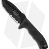 Microtech Currahee Tanto Knife Fixed Blade (4.5" Black Serr) 103-2