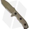 Microtech Currahee Tanto Knife Fixed Blade (4.5" Tan Serr) 103-2TA -Microtech Shop microtech currahee fixed tan serr 103 2ta