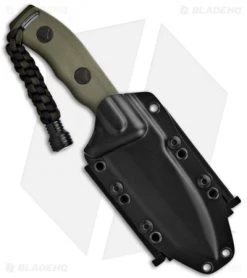 Microtech Currahee Tanto Knife Fixed Blade (4.5" OD Green Full Serr) 103-3GR -Microtech Shop microtech currahee green serr 103 2gr full serr 103 3gr fixed sheath