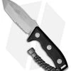 Microtech Currahee Tanto Fixed Blade Knife (4.5" Stonewash Serr)