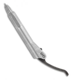 Microtech Marfione Custom Titanium Siphon Pen W/ Lightning Strike Carbon Fiber