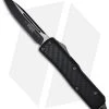 Microtech Daytona D/A OTF Knife W/ Carbon Fiber (3.25" Black) 124-1