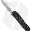 Microtech Daytona D/A OTF D/E Knife W/ Carbon Fiber (3.25" Satin Plain) 126-4