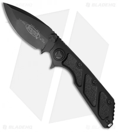 Microtech DOC Blackout Flipper Knife Aluminum Folder (3.75" Plain) 153-1T 3 Microtech DOC Blackout Flipper Knife Aluminum Folder (3.75" Plain) 153-1T