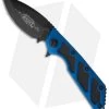 Microtech DOC Flipper Knife Blue Aluminum (3.75" Black) 153-1BL