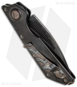Marfione Custom DOC Killswitch Automatic Knife DLC Ti (3.75" DLC Tri-Tone) -Microtech Shop microtech doc killswitch dlc flame tri tone side cm