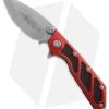 Microtech DOC Flipper Knife Red Aluminum (3.75" Bead Blast Plain) 153-7RD