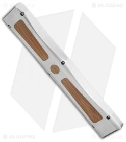 Marfione Custom Dragonslayer IV OTF Knife Stainless/Bamboo (Cowry-X Damascus) -Microtech Shop microtech dragonslayer iv damascus hara bamboo side cm