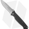 Microtech CMTX5 D/A Automatic Knife Carbon Fiber (3.5" Stonewash Serr) 10/2004