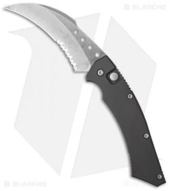 Microtech Hawk Automatic Knife (4" Stonewash Serr) 06/2002 #641