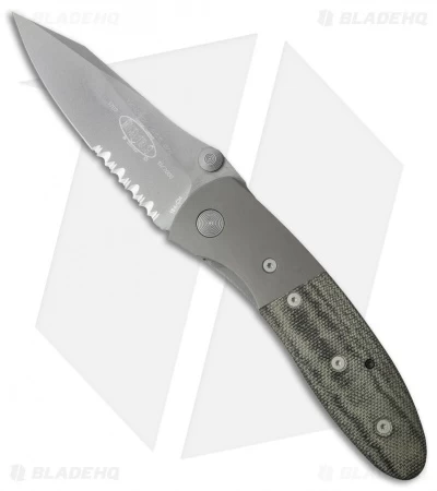 Microtech Lightfoot Compact Combat LCC D/A Automatic Knife (Bead Blast) 11/2000 3 Microtech Lightfoot Compact Combat LCC D/A Automatic Knife (Bead Blast) 11/2000