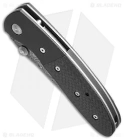 RARE Microtech LCC Custom Damascus D/A Automatic Knife (3.5" Damascus) 087 -Microtech Shop microtech lightfoot double action damascus bottom cm