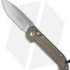 Microtech LUDT Automatic Knife Tan (3.4" Stonewash Serr) 135-11TA