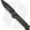 Microtech LUDT Automatic Knife OD Green (3.4" Black Serr) 135-2OD