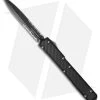 Microtech Makora II D/A OTF Double Edge Auto (4.45" Black Serr) 106-2 -Microtech Shop microtech makora ii 106 2