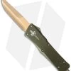 Marfione Custom Combat Troodon Clip Point OTF Knife OD (3.8" Bronze DLC SW) -Microtech Shop microtech mck combat troodon od bronze cm