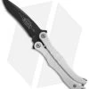 Microtech Metalmark Silver Aluminum Balisong Butterfly Knife (3.875" Black) 2 Microtech Metalmark Silver Aluminum Balisong Butterfly Knife (3.875" Black) -Microtech Shop microtech metalmark silver black 170 1si