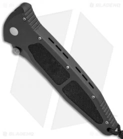 Microtech Mini Socom Manual Knife Black Aluminum (3.25" Black) 07/1998 -Microtech Shop microtech mini socom manual black 07 1998 bottom cm