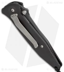 Microtech Mini Socom Manual Knife Black Aluminum (3.25" Black) 07/1998 -Microtech Shop microtech mini socom manual black 07 1998 side cm