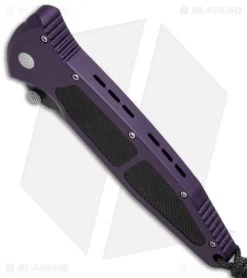Microtech Mini Socom Manual Knife Purple Aluminum (3.25" Black) 12/1998 -Microtech Shop microtech mini socom manual purple 12 1998 bottom cm
