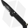Microtech Mini UDT Automatic Knife (2.38" Black Serr) 155-2 -Microtech Shop microtech mini udt black serrated 155 2