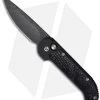 Microtech Marfione Custom Mini UMS Automatic Knife W/ Black Ostrich (Damascus)