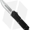 Microtech QD Scarab D/E-S OTF Automatic Knife (3.5" Satin Serr) 180-5 -Microtech Shop microtech qd scarab satin 180 5 cm