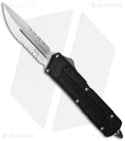 Microtech QD Scarab D/E-S OTF Automatic Knife (3.5" Satin Serr) 180-5