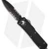 Microtech Scarab Executive OTF D/E Dagger Knife (Black SER) 109-2 -Microtech Shop microtech scarab executive de black ser 109 2