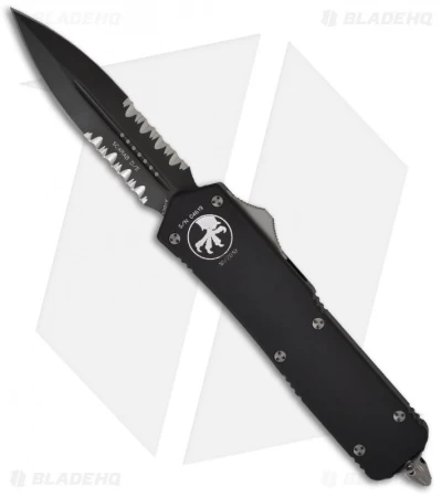 Microtech Scarab Executive OTF D/E Dagger Knife (Black SER) 109-2 3 Microtech Scarab Executive OTF D/E Dagger Knife (Black SER) 109-2